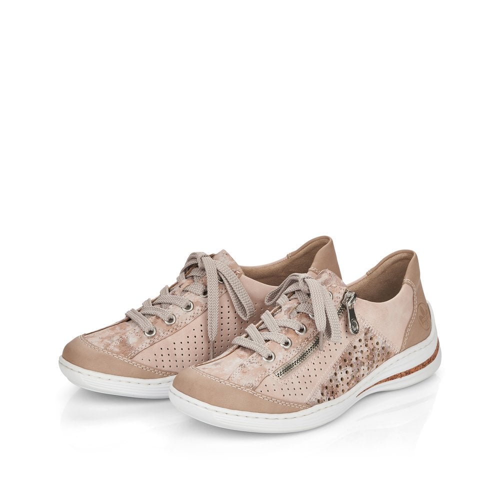 Women's Rieker M35G6-31 Sneakers Rose | USA-155700