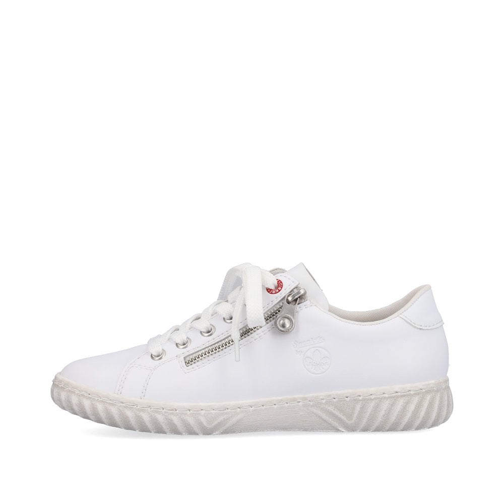 Women's Rieker N0900-81 Sneakers White | USA-236733