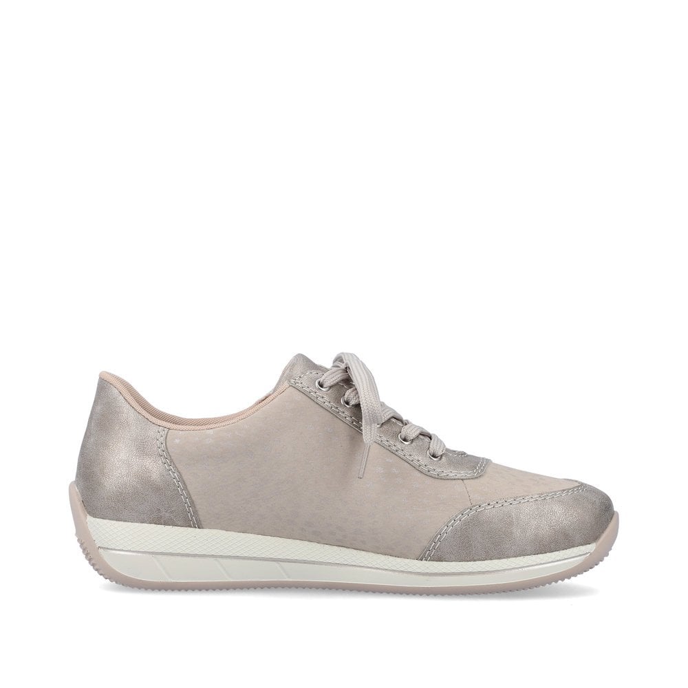 Women's Rieker N1112-60 Sneakers Beige | USA-797138