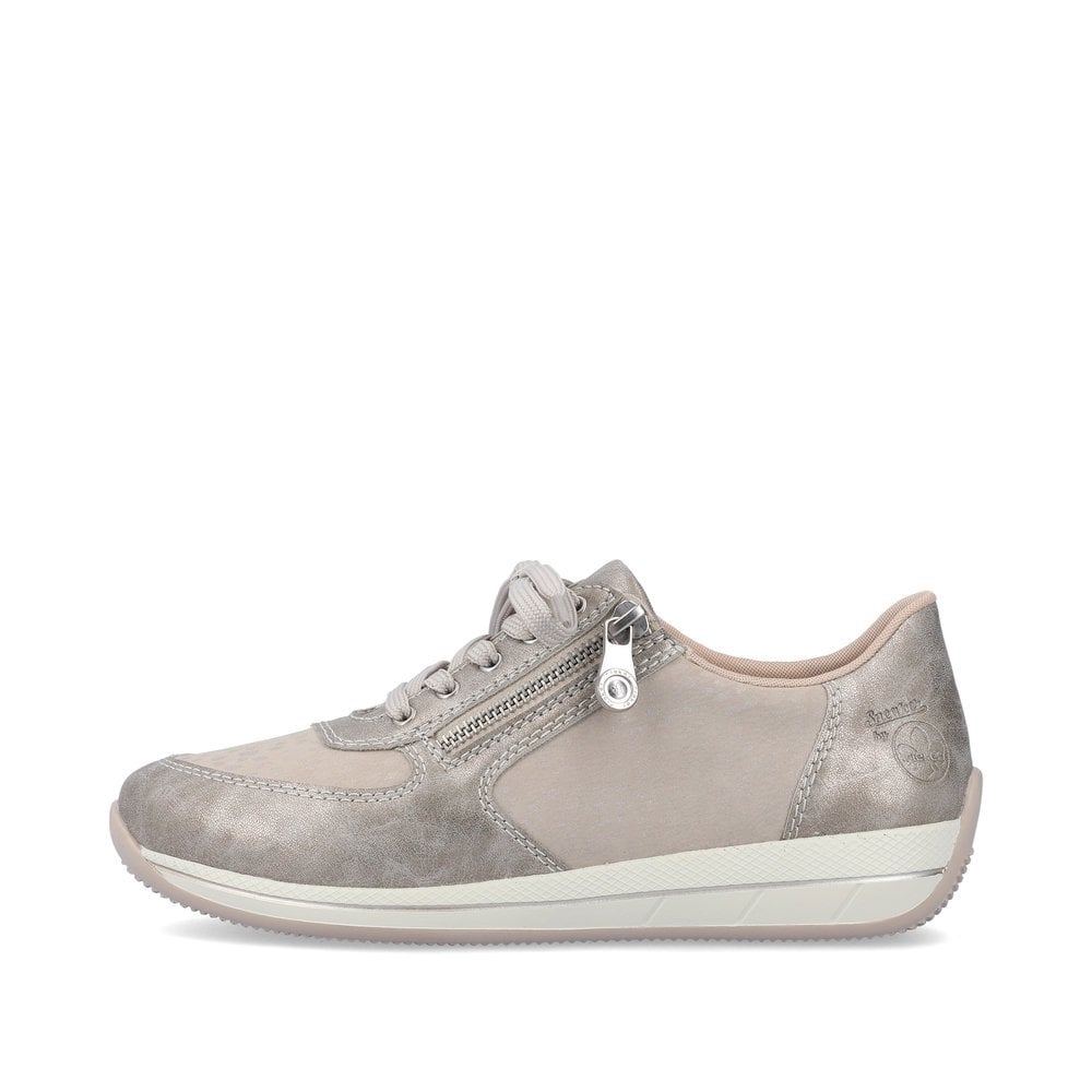 Women's Rieker N1112-60 Sneakers Beige | USA-797138