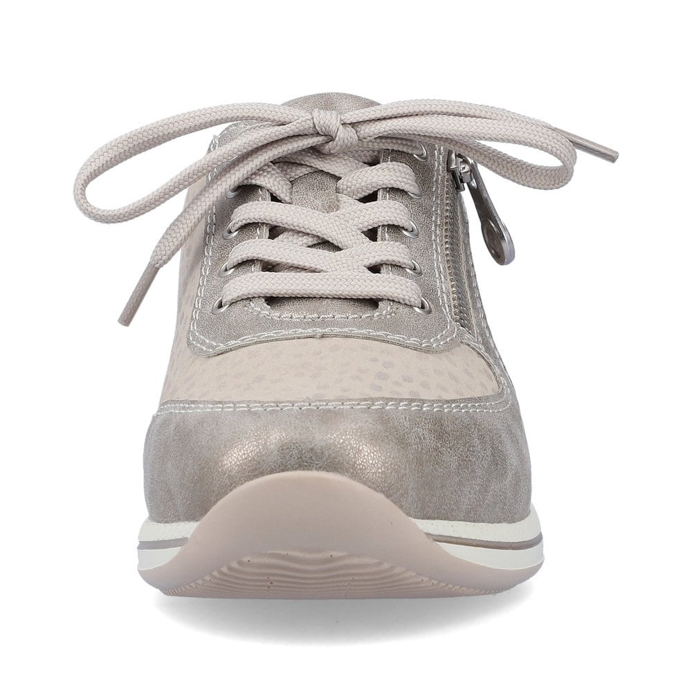 Women's Rieker N1112-60 Sneakers Beige | USA-797138