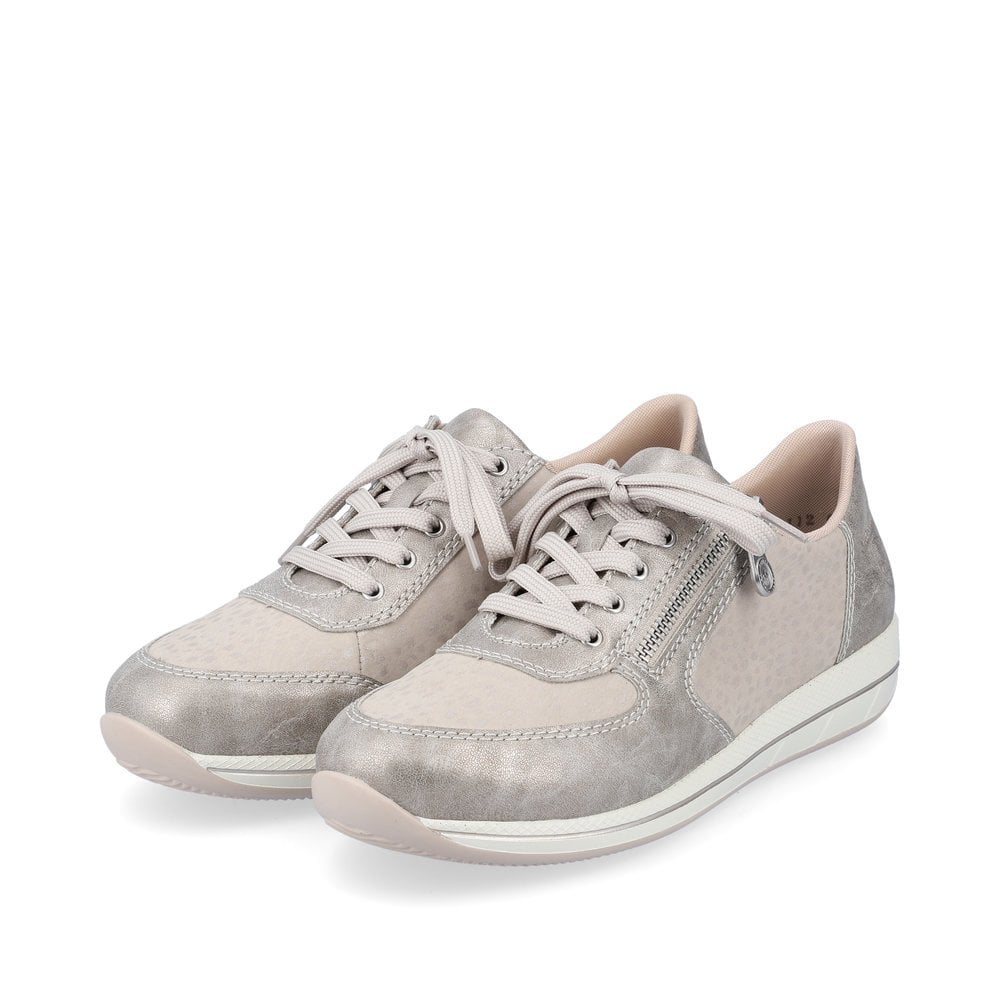 Women's Rieker N1112-60 Sneakers Beige | USA-797138