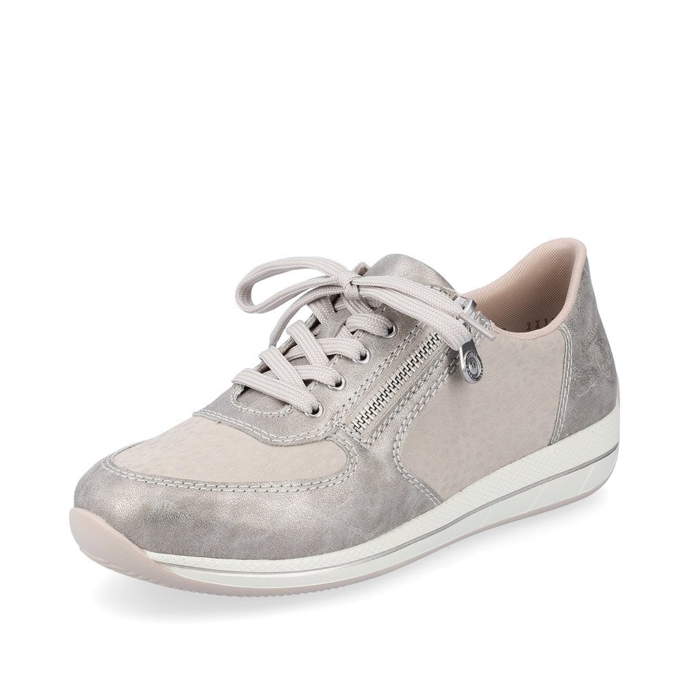 Women\'s Rieker N1112-60 Sneakers Beige | USA-797138