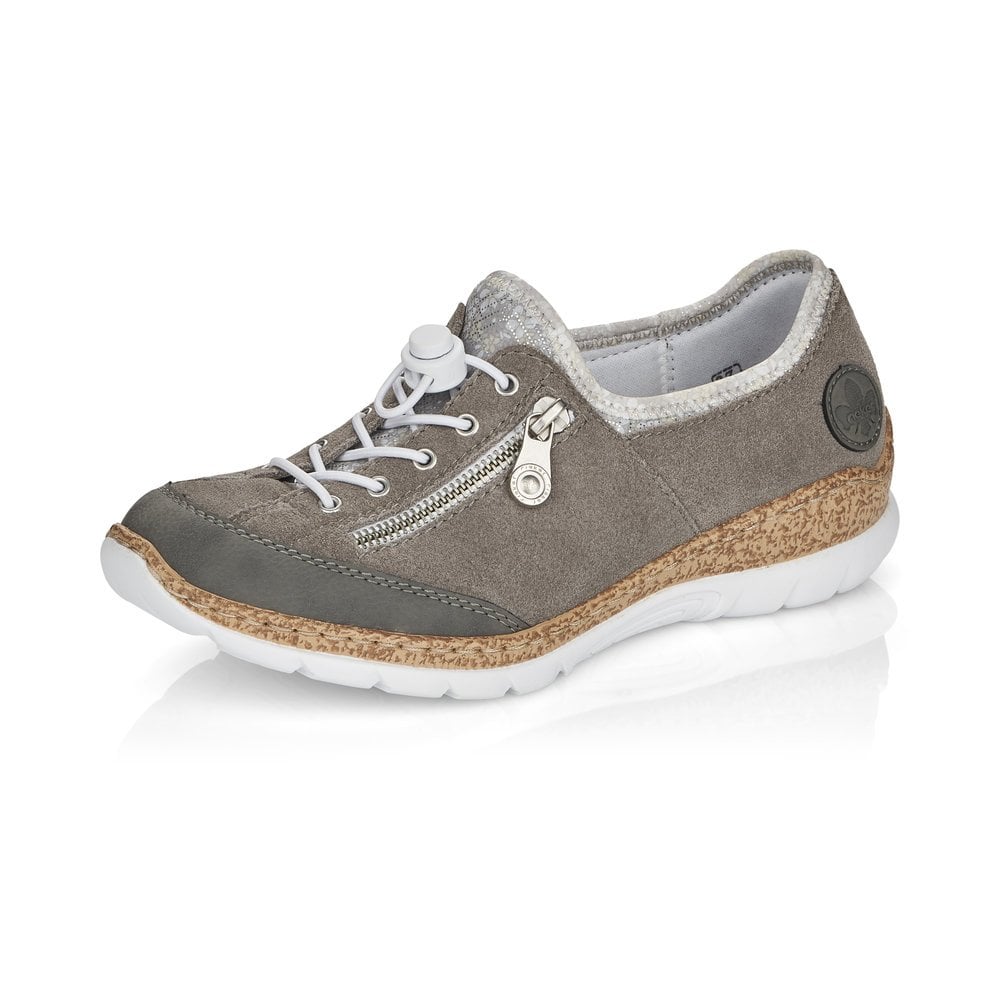 Women\'s Rieker N42F1-40 Sneakers Grey | USA-807866