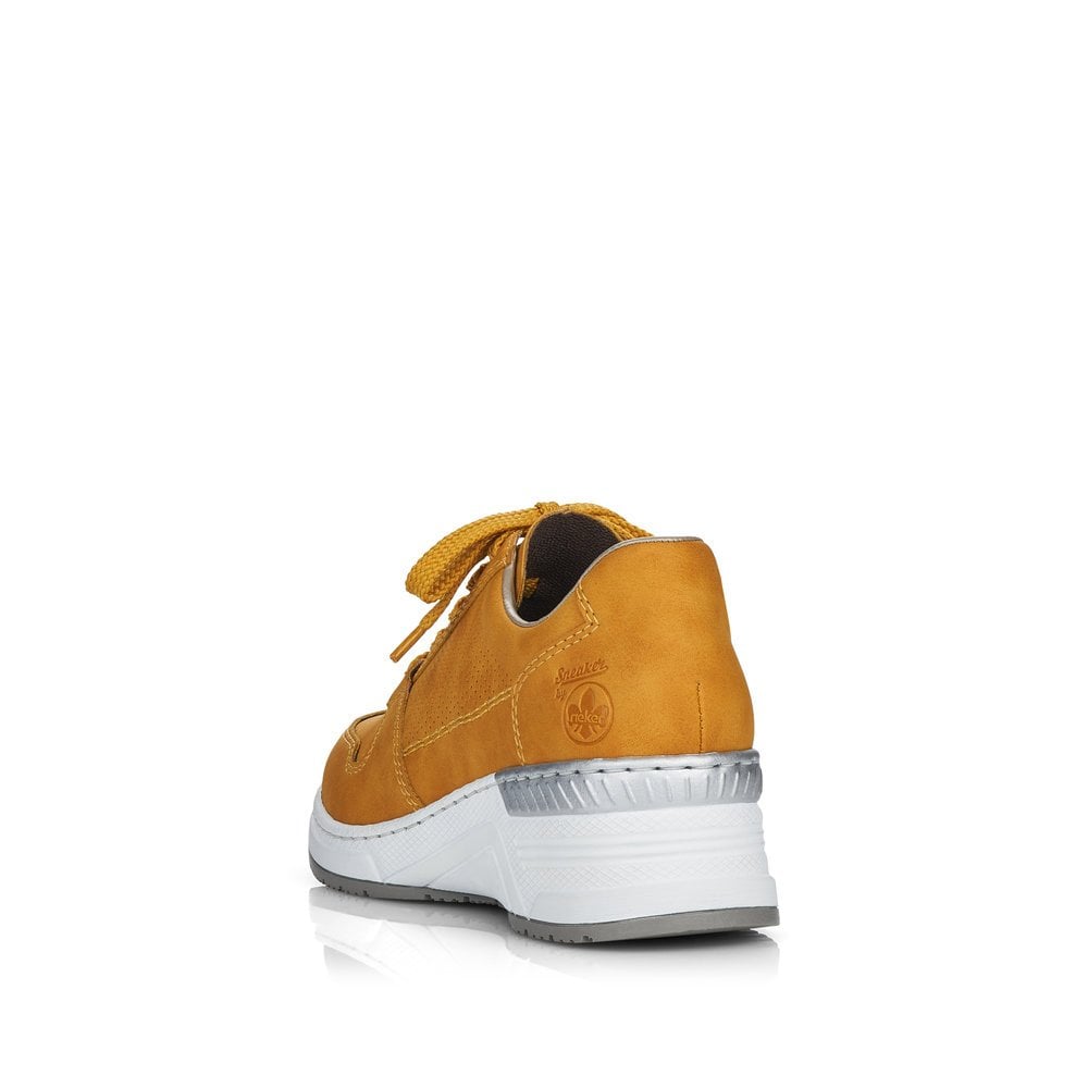 Women's Rieker N4317-68 Sneakers Yellow | USA-602777