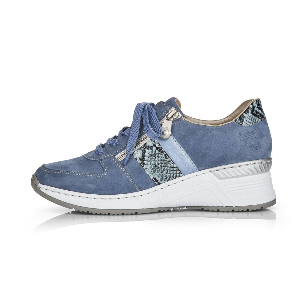 Women's Rieker N4321-11 Sneakers Blue | USA-983933