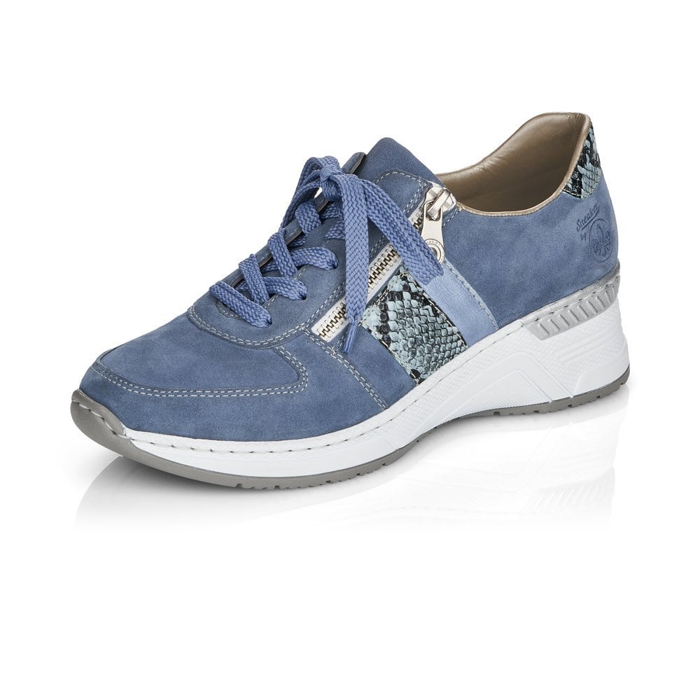 Women\'s Rieker N4321-11 Sneakers Blue | USA-983933