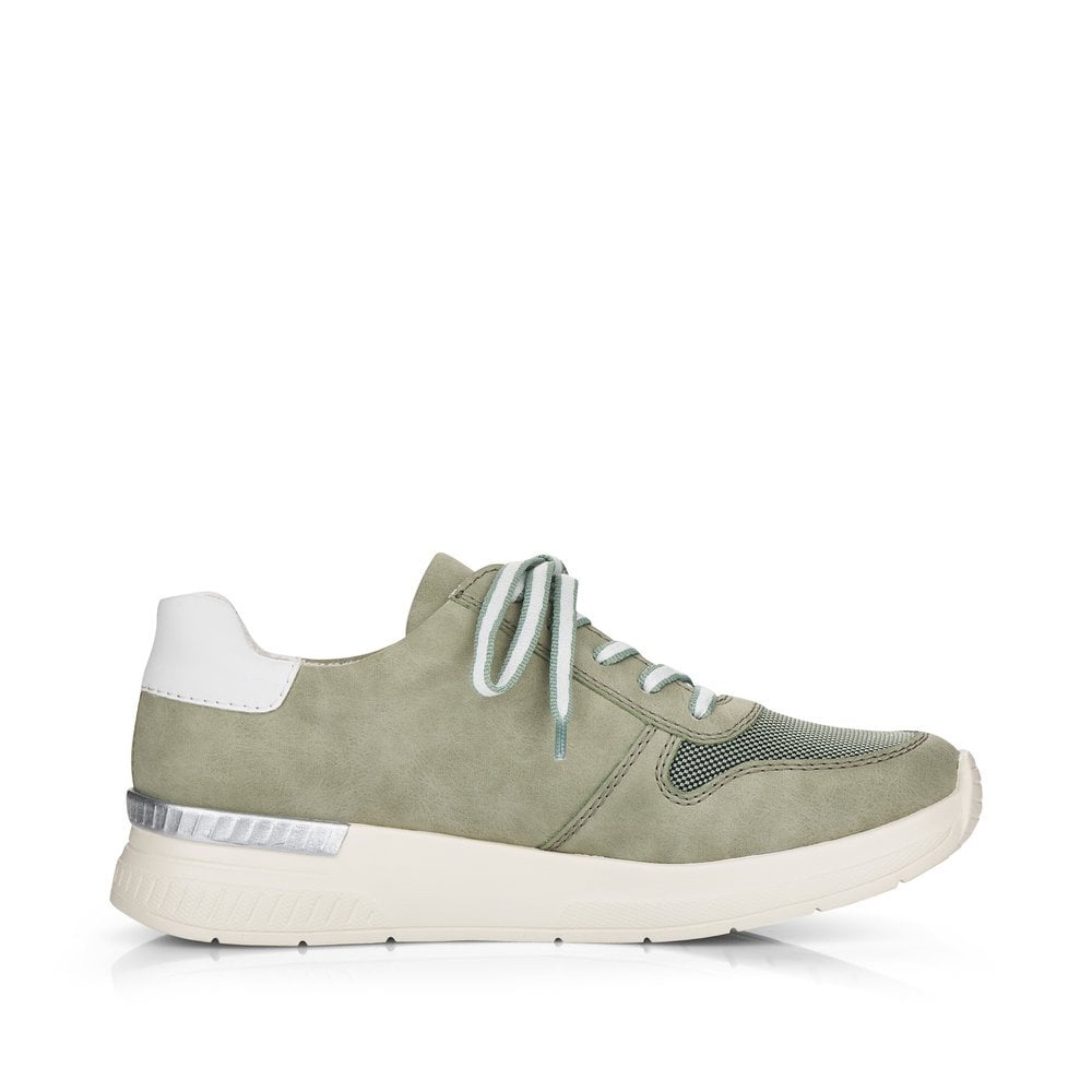 Women's Rieker N4730-52 Sneakers Green | USA-778059