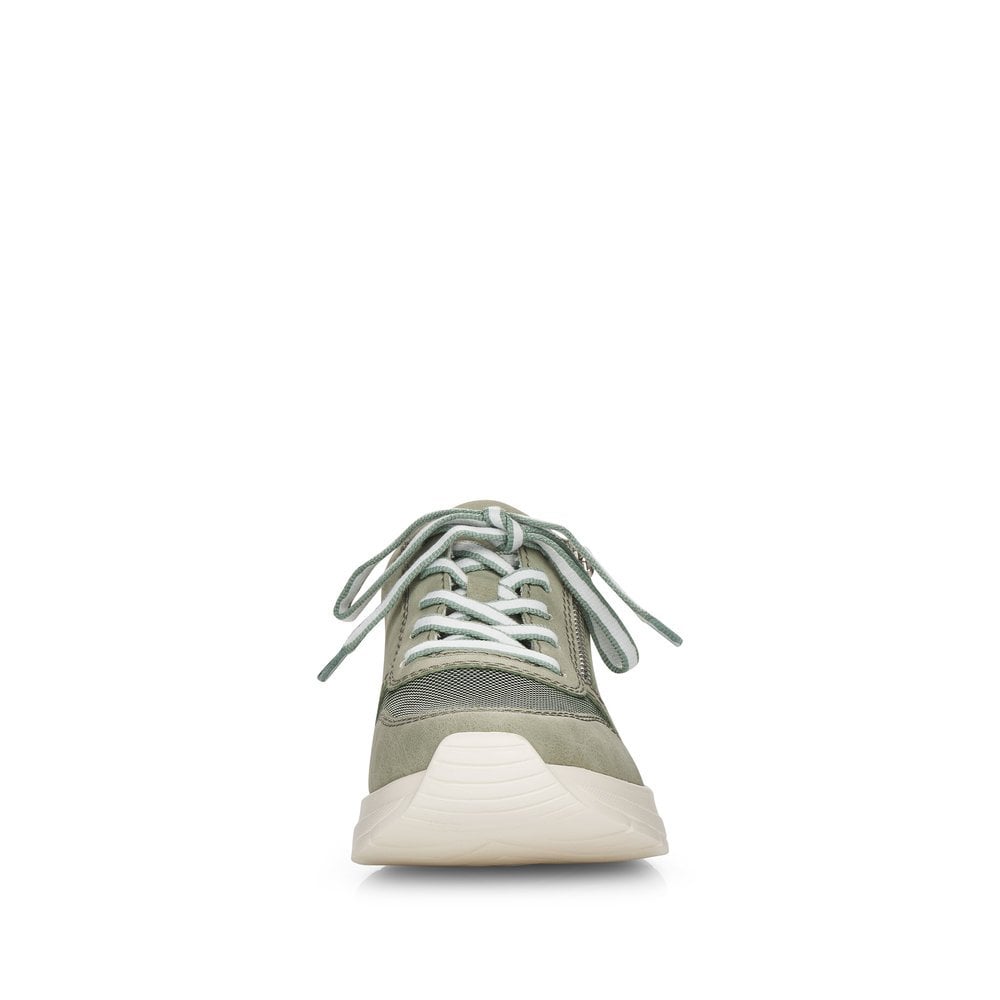 Women's Rieker N4730-52 Sneakers Green | USA-778059