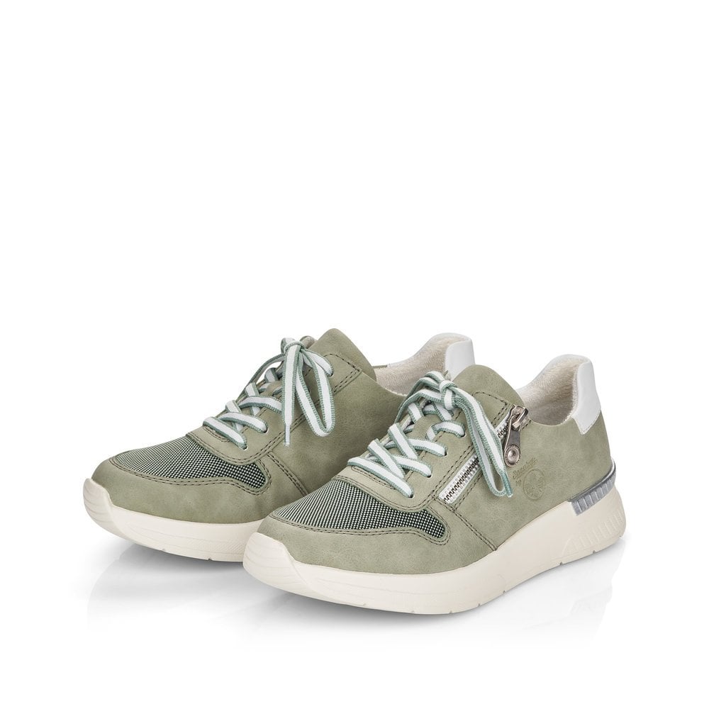 Women's Rieker N4730-52 Sneakers Green | USA-778059