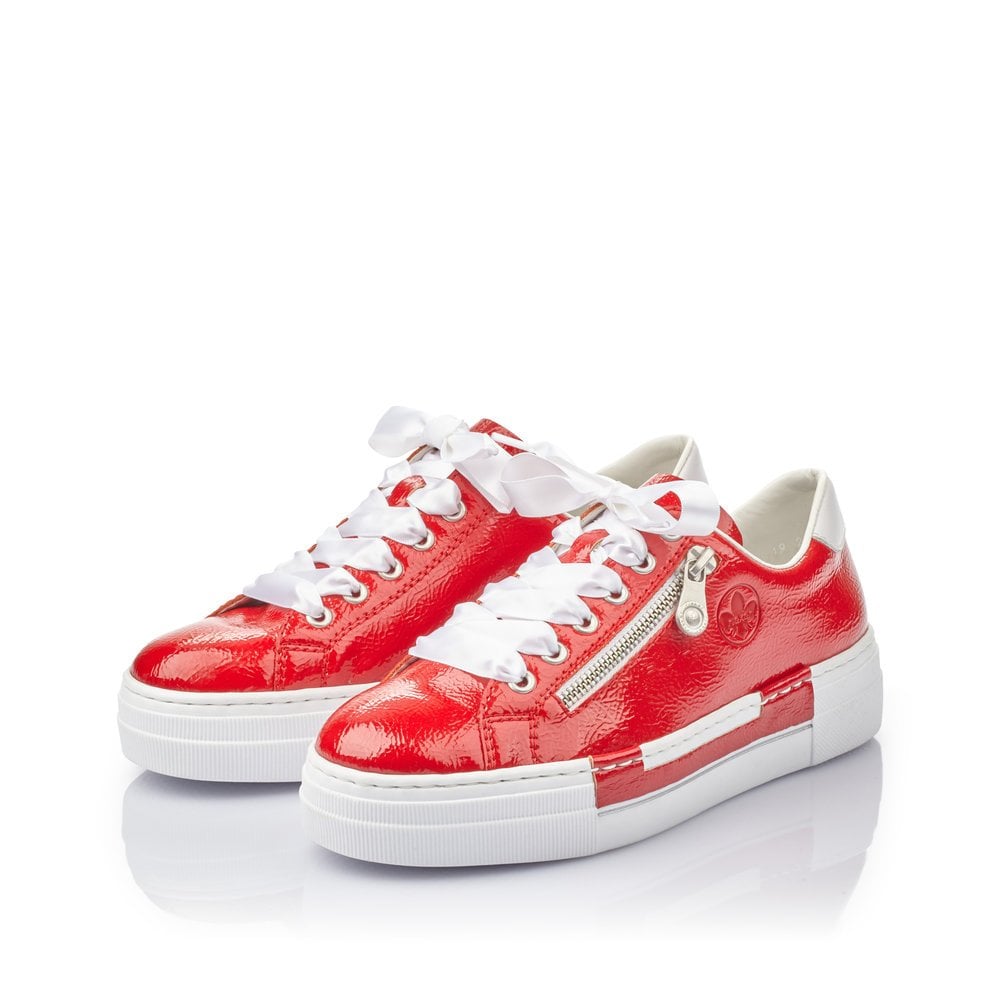 Women's Rieker N49C2-33 Sneakers Red | USA-822927