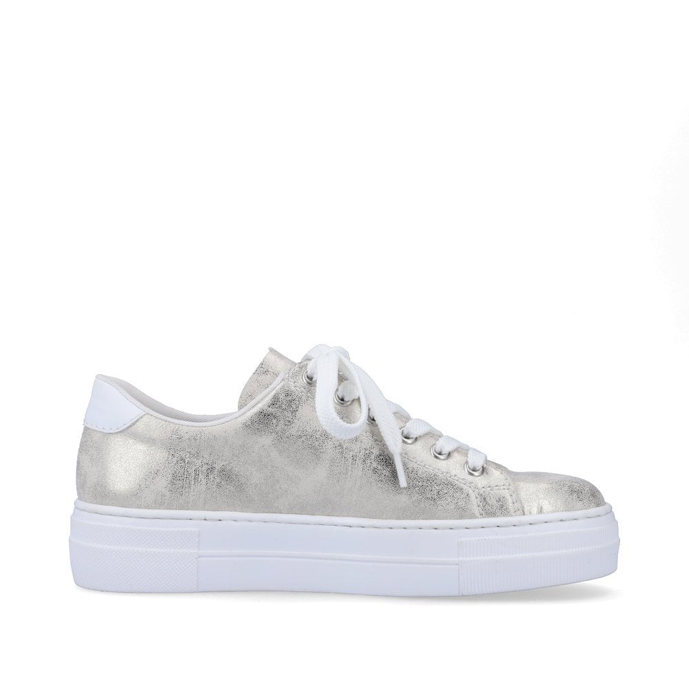 Women's Rieker N49W1-90 Sneakers Metal | USA-295167