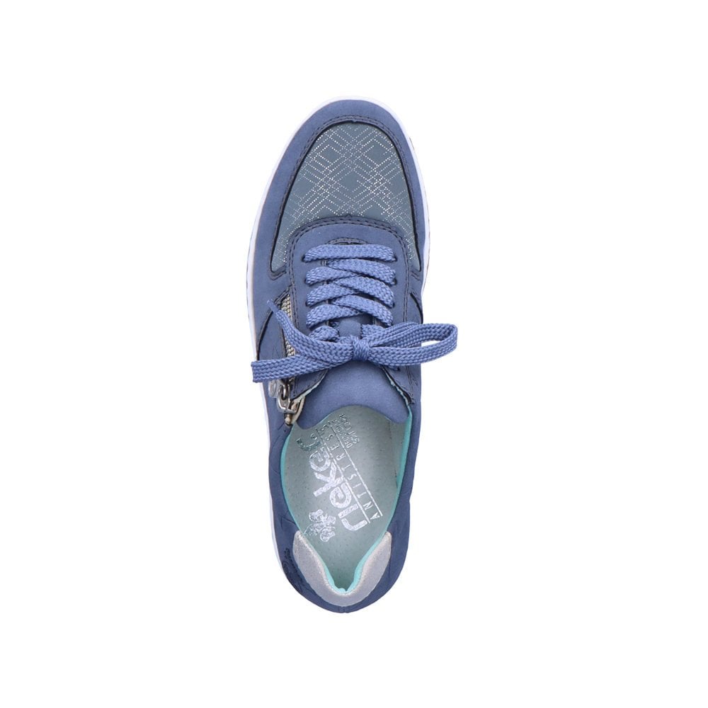 Women's Rieker N5124-14 Sneakers Blue | USA-588990