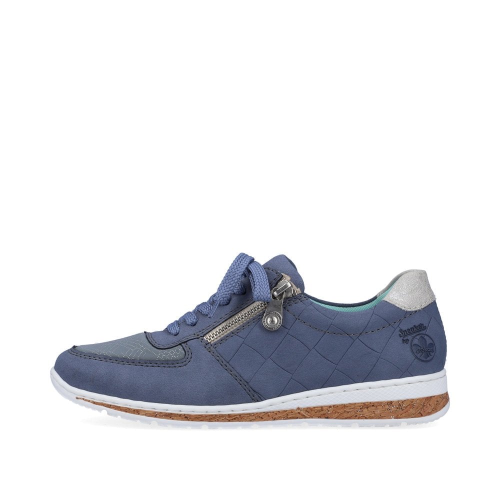 Women's Rieker N5124-14 Sneakers Blue | USA-588990