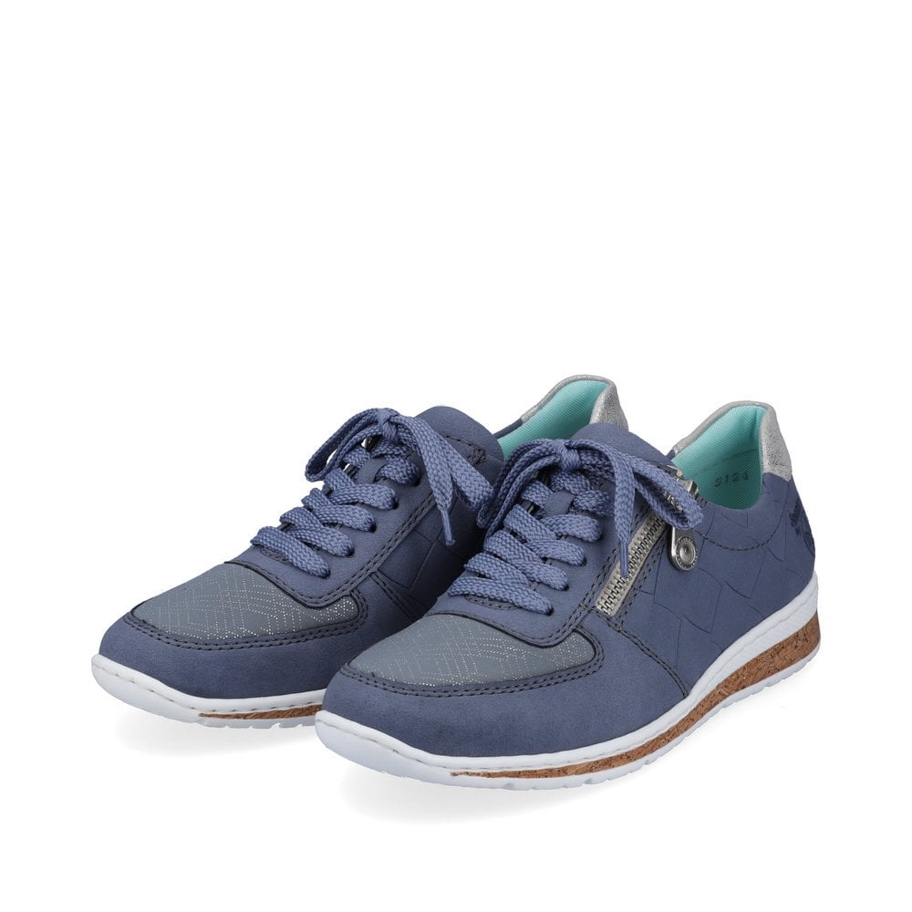 Women's Rieker N5124-14 Sneakers Blue | USA-588990