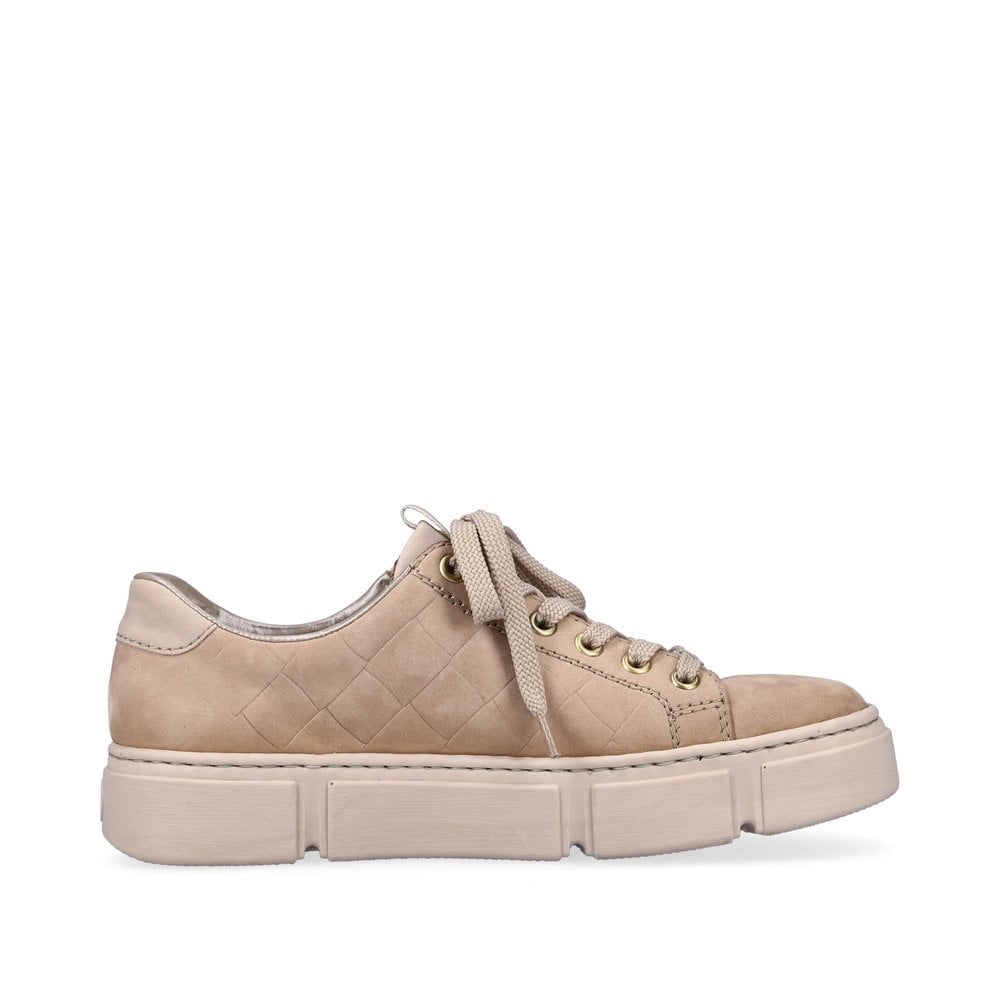 Women's Rieker N5934-63 Sneakers Beige | USA-169852