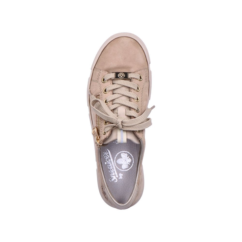 Women's Rieker N5934-63 Sneakers Beige | USA-169852