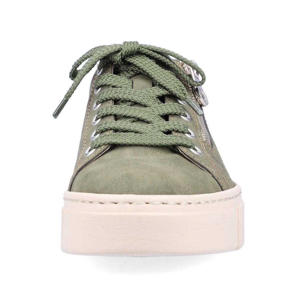 Women's Rieker N5935-54 Sneakers Green | USA-913222