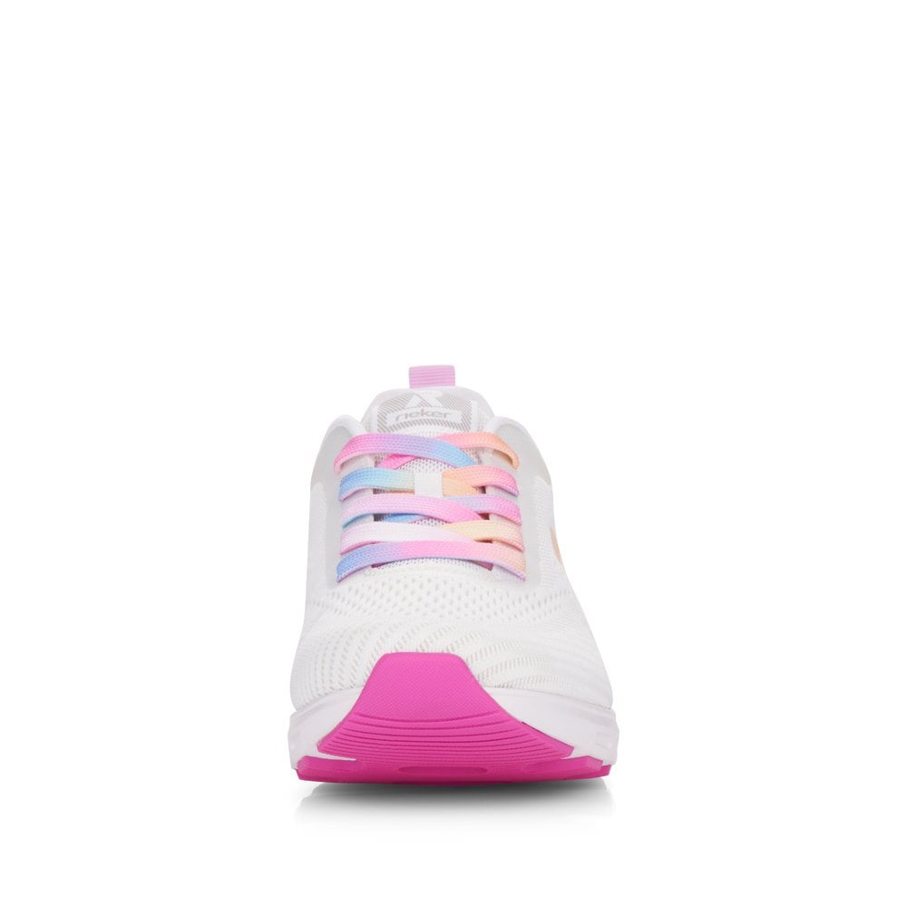 Women's Rieker R-Evolution 40404-80 Sneakers White | USA-684229