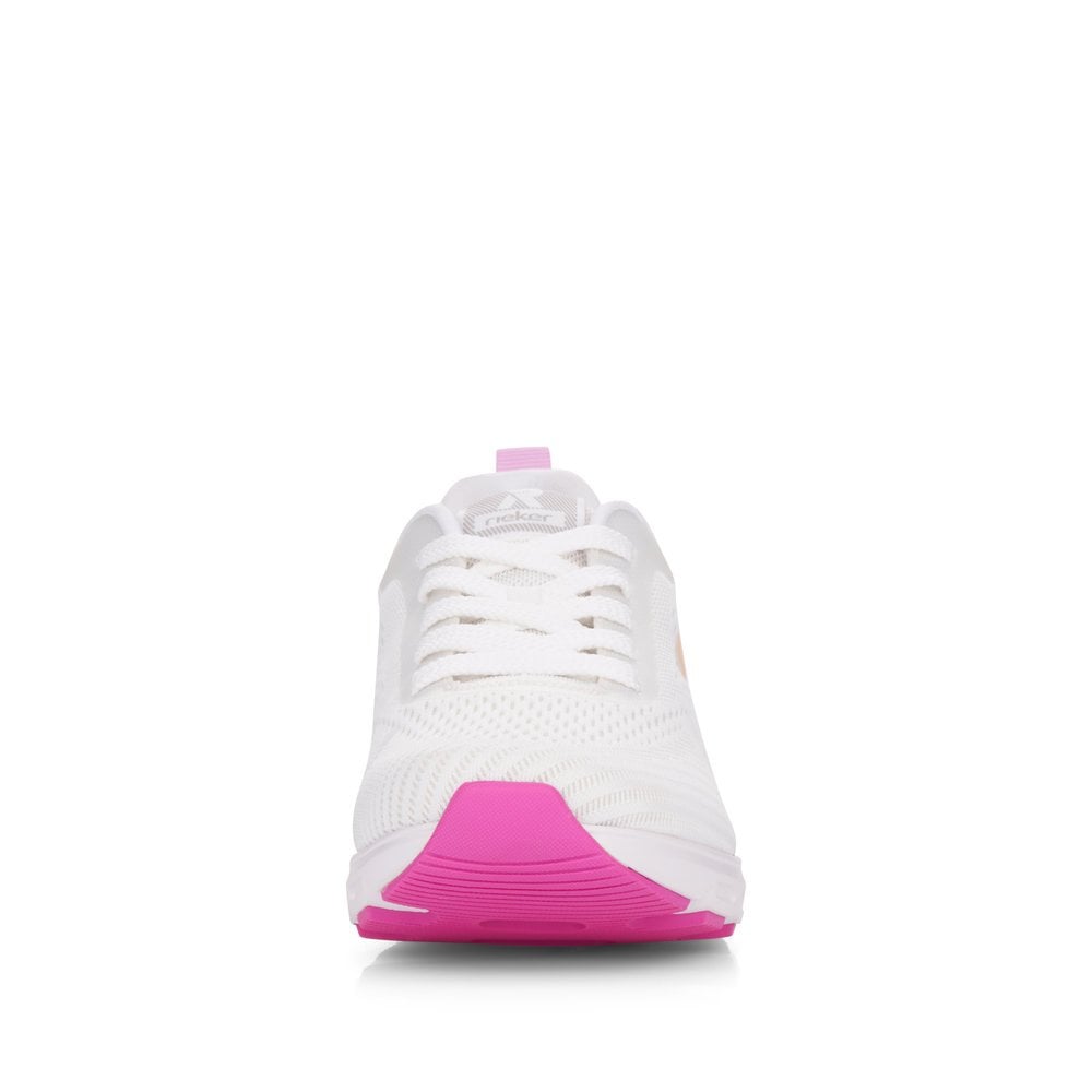 Women's Rieker R-Evolution 40404-80 Sneakers White | USA-684229