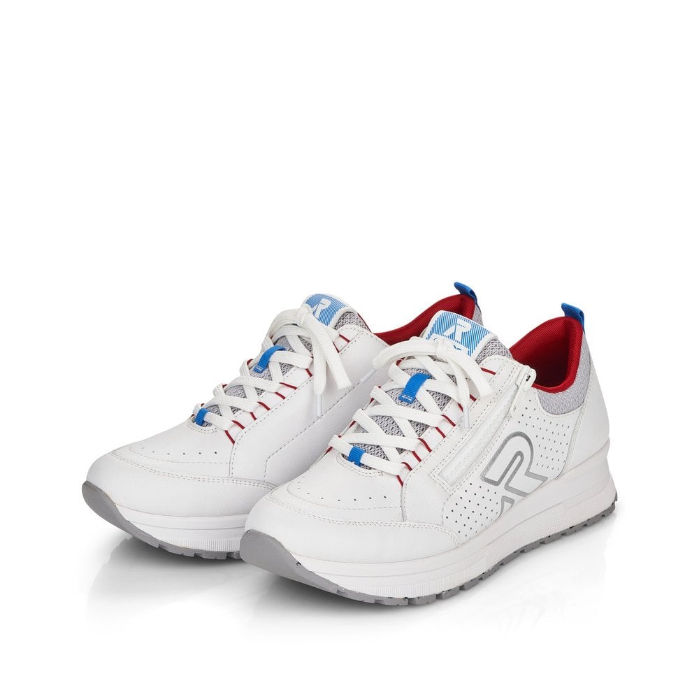 Women's Rieker R-Evolution 40802-80 Sneakers White | USA-151781