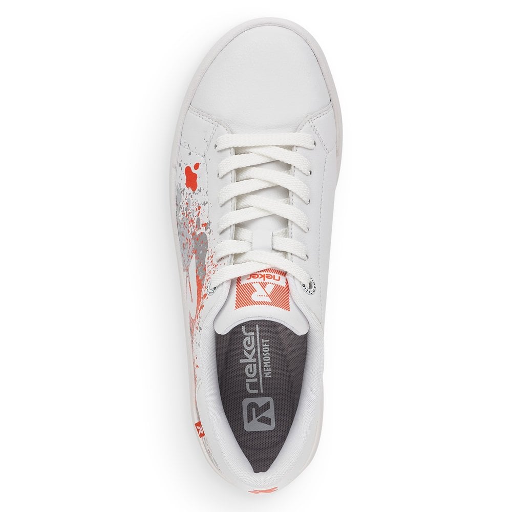 Women's Rieker R-Evolution 41901-81 Sneakers White | USA-826061