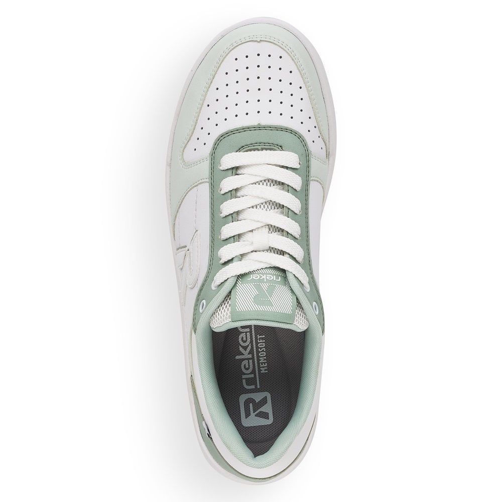 Women's Rieker R-Evolution 41905-52 Sneakers Green | USA-760116