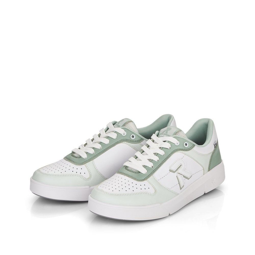 Women's Rieker R-Evolution 41905-52 Sneakers Green | USA-760116