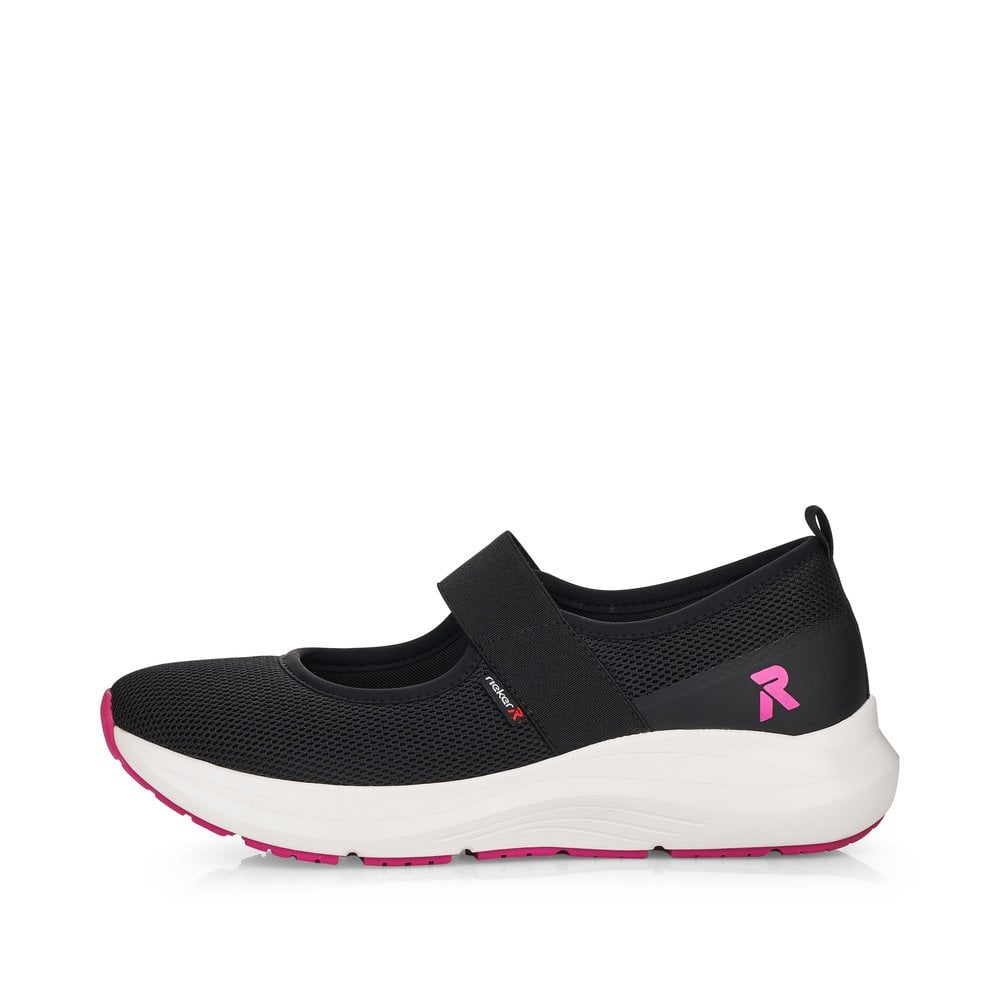 Women's Rieker R-Evolution 42102-00 Sneakers Black | USA-275535