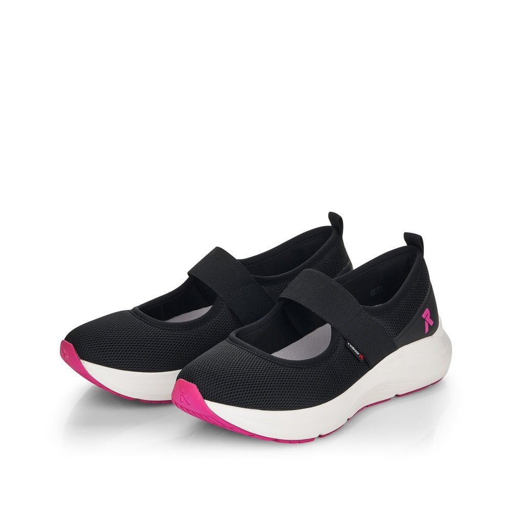 Women's Rieker R-Evolution 42102-00 Sneakers Black | USA-275535