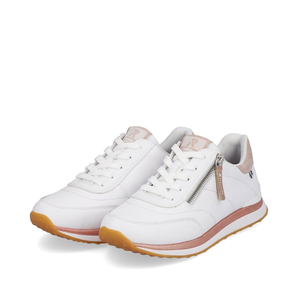 Women's Rieker R-Evolution 42505-80 Sneakers White | USA-318353