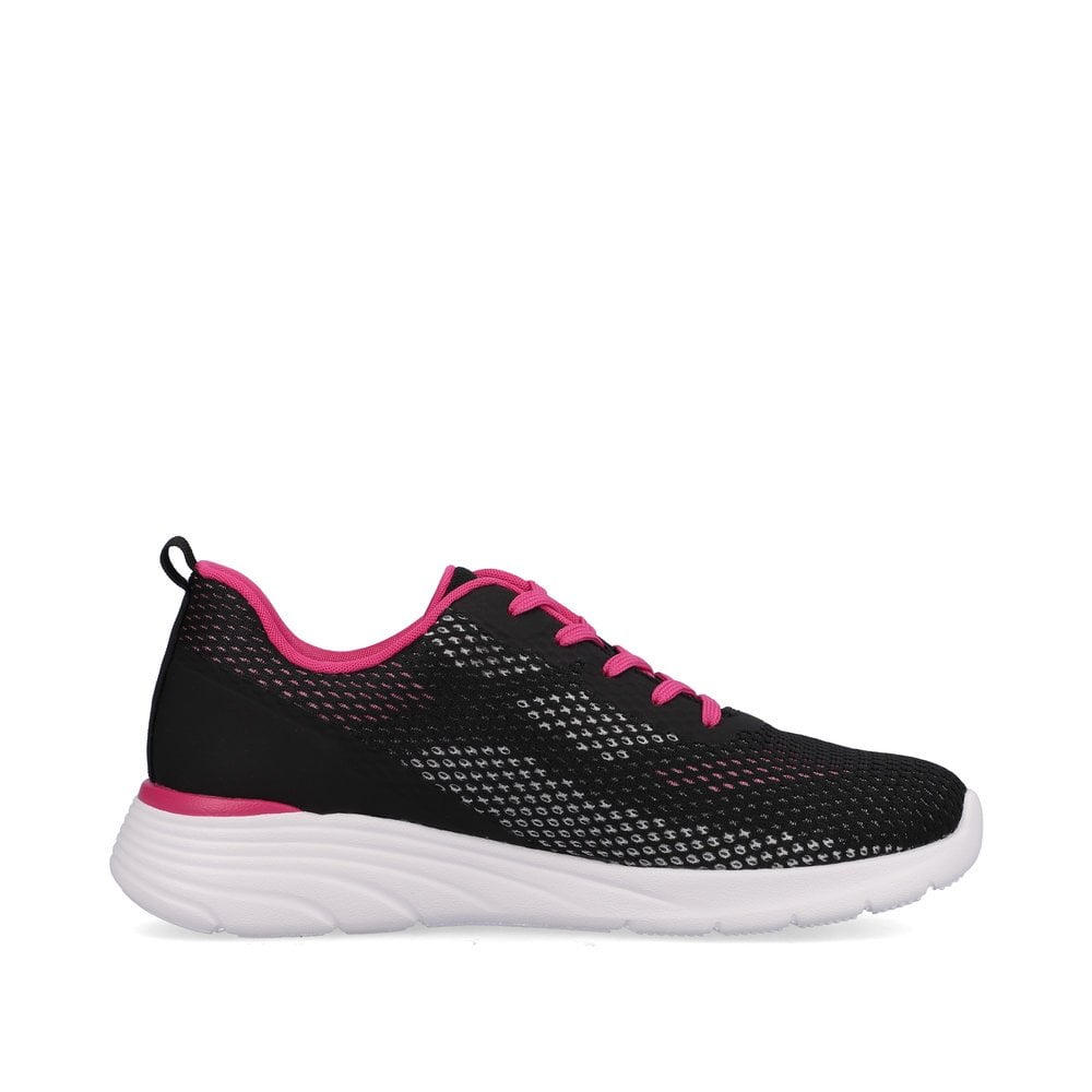 Women's Rieker R-Evolution W0401-00 Sneakers Black | USA-332555