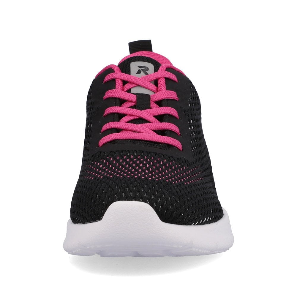 Women's Rieker R-Evolution W0401-00 Sneakers Black | USA-332555