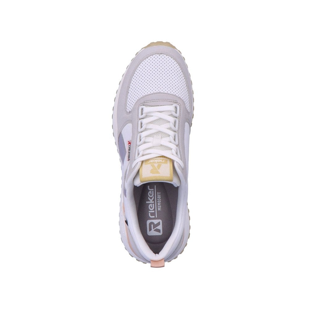 Women's Rieker R-Evolution W0602-81 Sneakers White | USA-380450