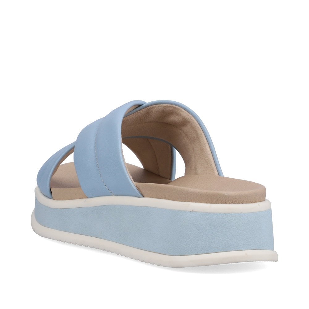 Women's Rieker R-Evolution W0802-10 Wedge Sandals Blue | USA-610724