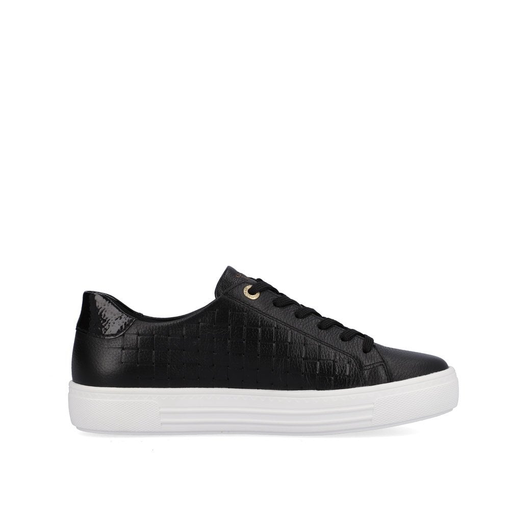 Women's Rieker Remonte D0916-00 Sneakers Black | USA-305458