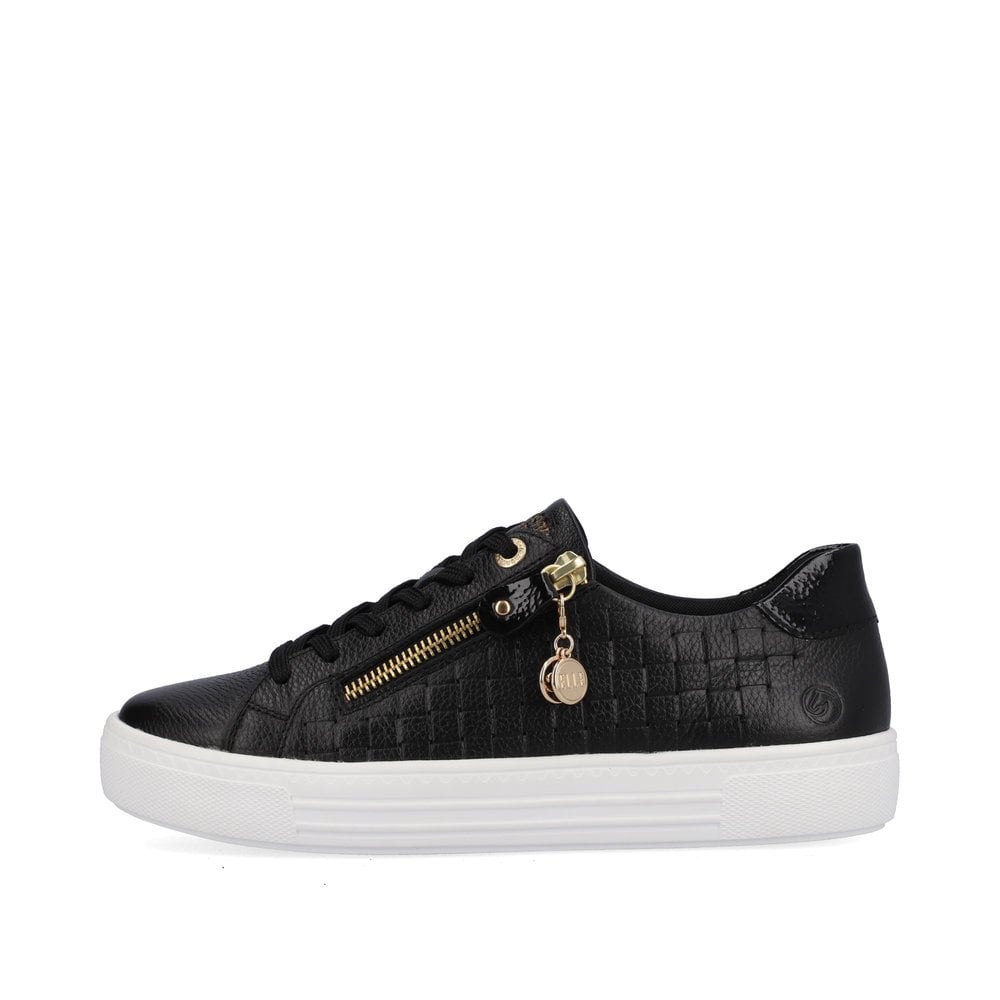 Women's Rieker Remonte D0916-00 Sneakers Black | USA-305458