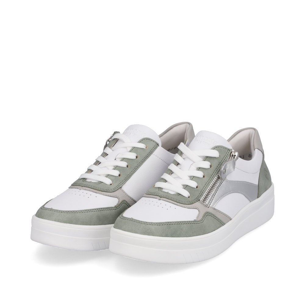 Women's Rieker Remonte D0J01-80 Sneakers White | USA-904923