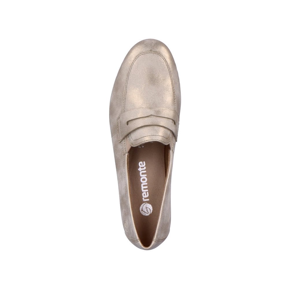 Women's Rieker Remonte D0K02-60 Slip On Shoes Beige | USA-857297