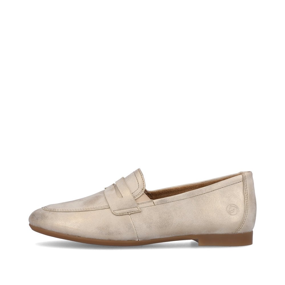 Women's Rieker Remonte D0K02-60 Slip On Shoes Beige | USA-857297