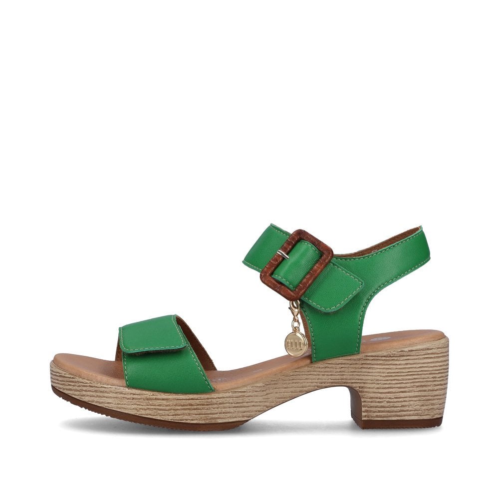 Women's Rieker Remonte D0N52-52 Sandals Green | USA-882513