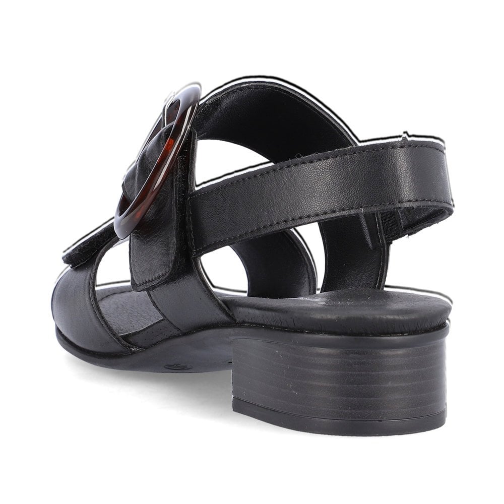 Women's Rieker Remonte D0P53-00 Sandals Black | USA-295146