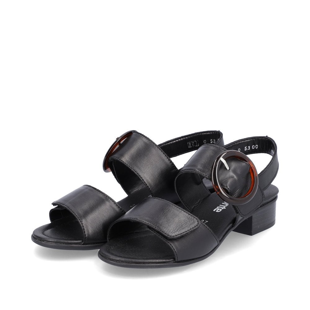 Women's Rieker Remonte D0P53-00 Sandals Black | USA-295146