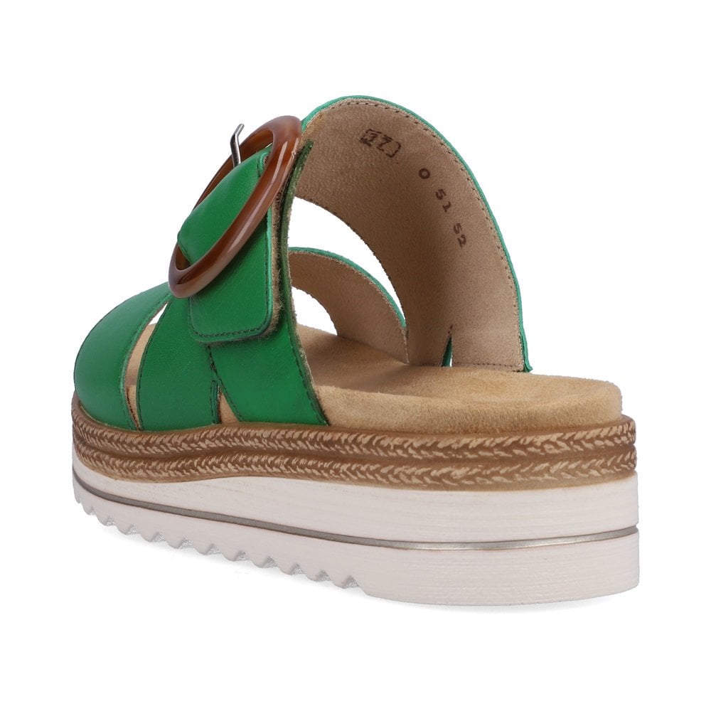 Women's Rieker Remonte D0Q51-52 Slippers Green | USA-162434