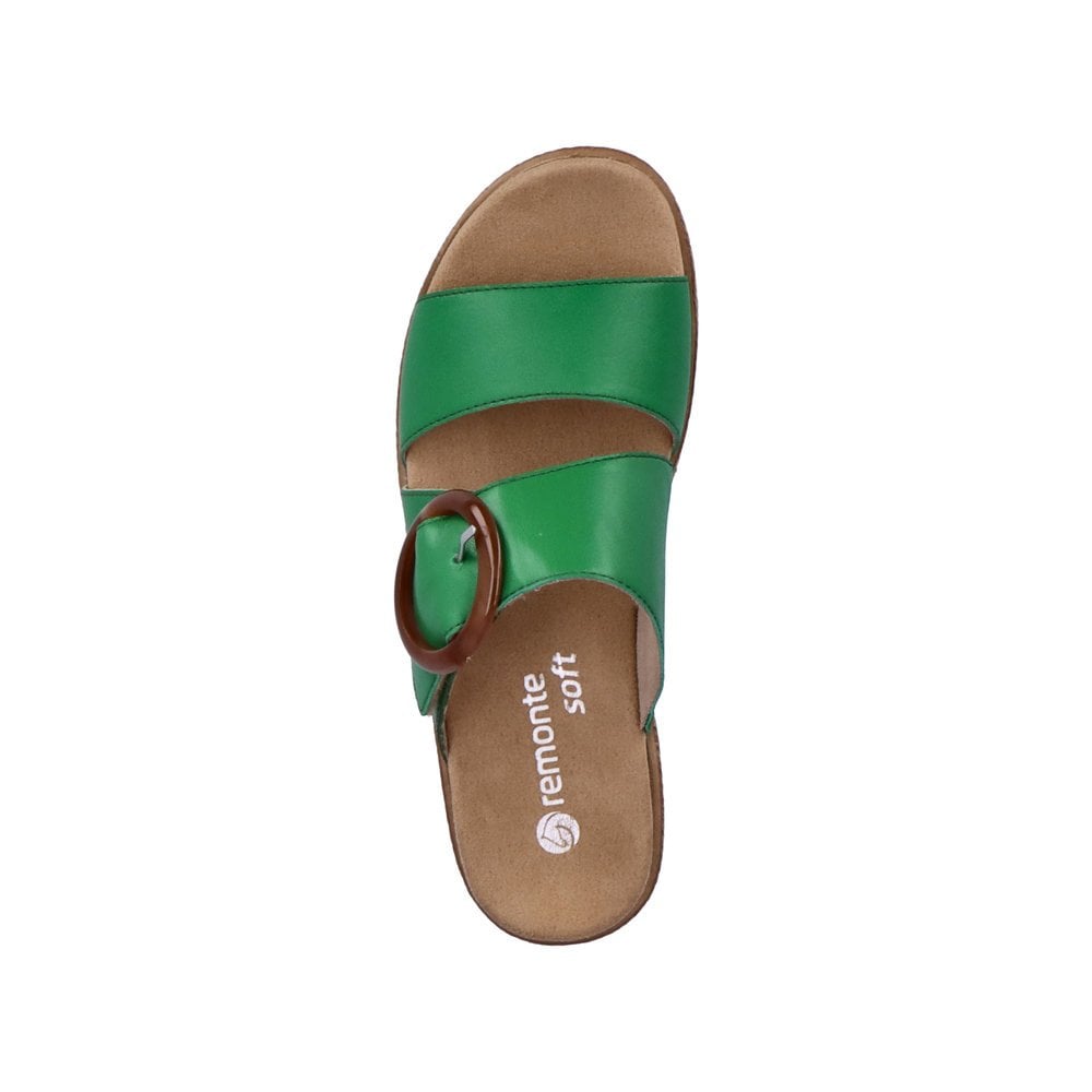 Women's Rieker Remonte D0Q51-52 Slippers Green | USA-162434