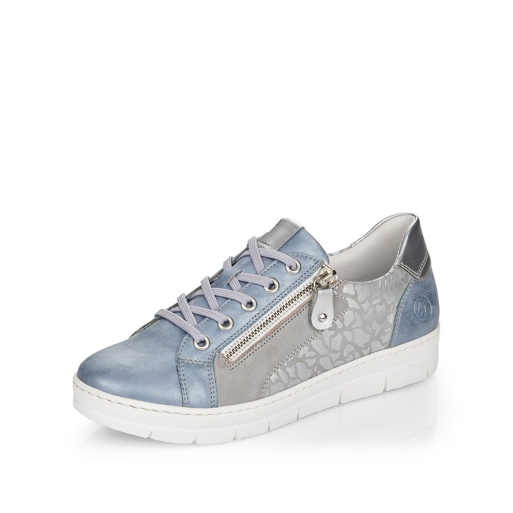 Women\'s Rieker Remonte D5821-12 Sneakers Blue | USA-903033