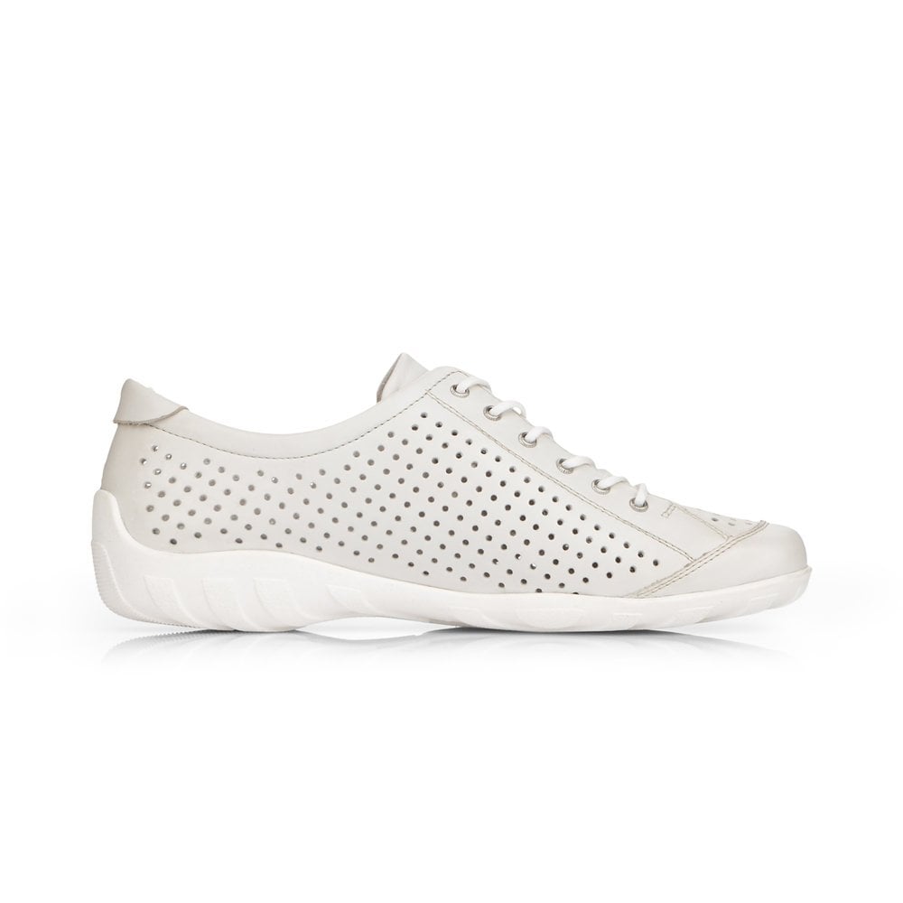 Women's Rieker Remonte R3401-80 Sneakers White | USA-293201