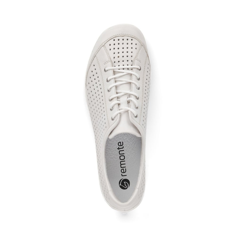 Women's Rieker Remonte R3401-80 Sneakers White | USA-293201