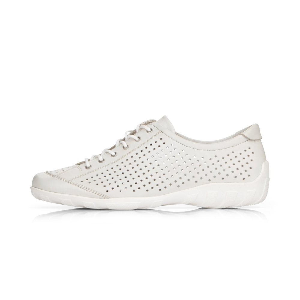 Women's Rieker Remonte R3401-80 Sneakers White | USA-293201