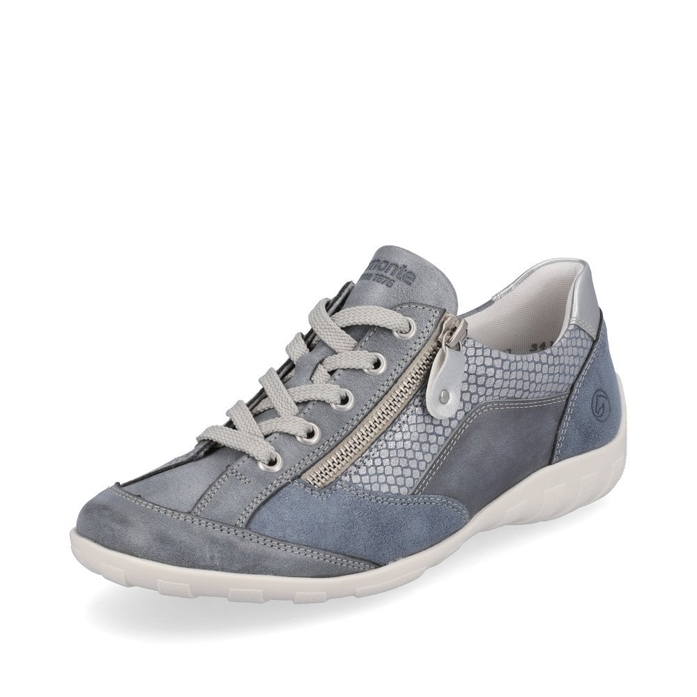 Women\'s Rieker Remonte R3410-14 Sneakers Blue | USA-312076